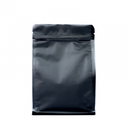 Box Pouch plastique Noir Zip