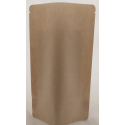 Doypack monopapier kraft brun - sans Zip